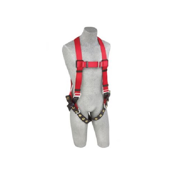 PRO HARNESS, TONGUE BUCKLE LEGS, BACK D-RING, XL