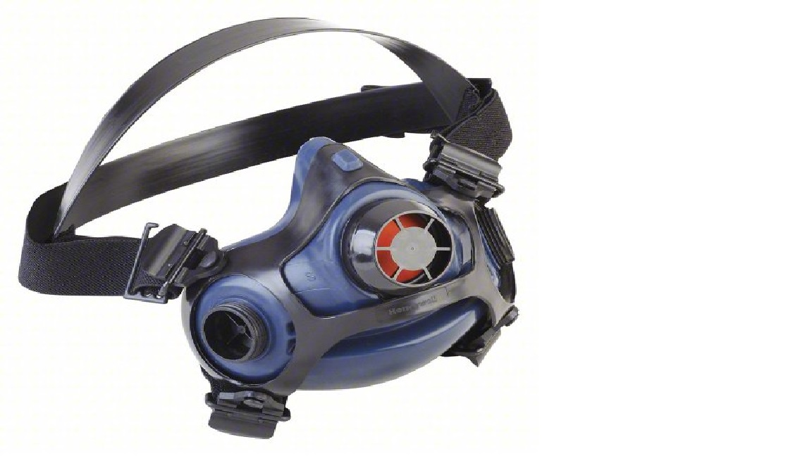 HALF MASK, TRIPLE FLANGE SILICONE, LARGE SIZED