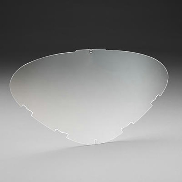 LENS, WIDE VIEW, FOR POSPRESSURE RESPIRATORS