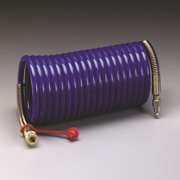 SUPPLIED AIR HOSE,HIGH PSURE,COILED