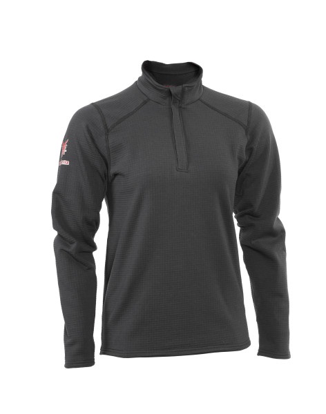 DRIFIRE Power Grid Women's FR 1/4 Zip Fleece, Black
