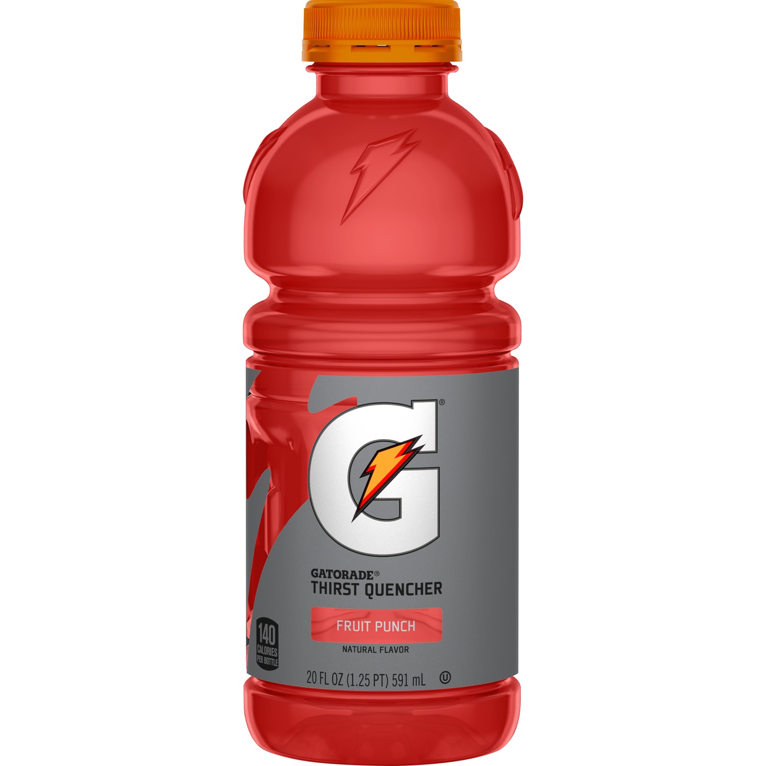 GATORADE,FRUIT PUNCH, WIDE MOUTH, READY TO DRINK, 20OZ 24/CS