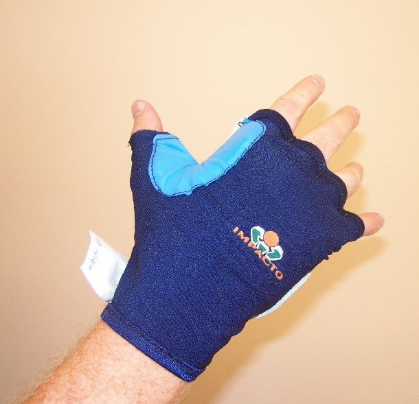 IMPACTO 502-11 XLLH GLOVE IMPACT SUEDE NYLON WEB